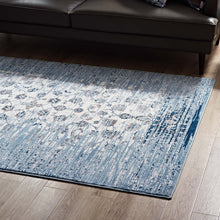 Load image into Gallery viewer, Chiara Distressed Floral Lattice Contemporary 8x10 Area Rug by Modway
