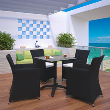 Load image into Gallery viewer, Junction 5 Piece Outdoor Patio Dining Set by Modway
