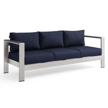 Load image into Gallery viewer, Shore Outdoor Patio Aluminum Sofa by Modway
