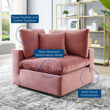 Load image into Gallery viewer, Commix Down Filled Overstuffed Performance Velvet Corner Chair by Modway
