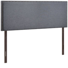Load image into Gallery viewer, Region Nailhead Upholstered Queen Headboard by Modway
