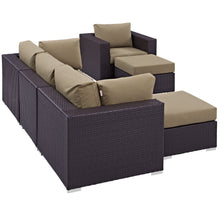 Load image into Gallery viewer, Convene 6 Piece Outdoor Patio Sectional Set

