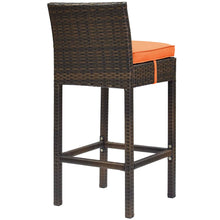 Load image into Gallery viewer, Conduit Bar Stool Outdoor Patio Wicker Rattan Set
