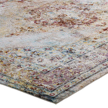 Load image into Gallery viewer, Success Merritt Transitional Distressed Floral Vintage Medallion 5x8 Area Rug by Modway
