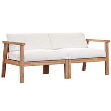 Load image into Gallery viewer, Bayport Outdoor Patio Teak Wood 2-Seater Loveseat by Modway
