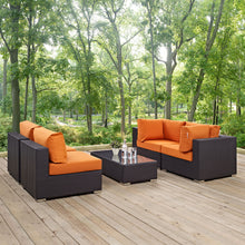 Load image into Gallery viewer, Convene 5 Piece Outdoor Patio Sectional Set by Modway
