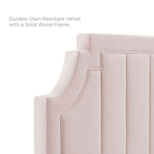 Load image into Gallery viewer, Alyona Channel Tufted Performance Velvet Full/Queen Headboard by Modway
