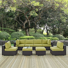Load image into Gallery viewer, Convene 8 Piece Outdoor Patio Sectional Set by Modway
