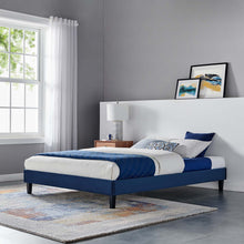 Load image into Gallery viewer, Reign Performance Velvet Queen Platform Bed Frame by Modway
