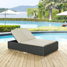Load image into Gallery viewer, Sojourn Outdoor Patio Sunbrella¨ Double Chaise by Modway
