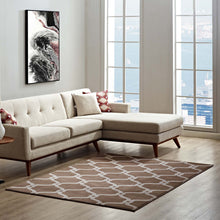 Load image into Gallery viewer, Beltara Chain Link Transitional Trellis 5x8 Area Rug by Modway
