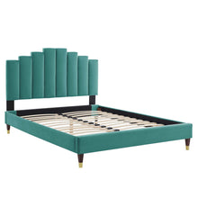 Load image into Gallery viewer, Elise Performance Velvet Full Platform Bed by Modway
