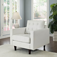 Load image into Gallery viewer, Empress Bonded Leather Armchair by Modway
