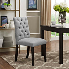 Load image into Gallery viewer, Duchess Button Tufted Fabric Dining Chair by Modway
