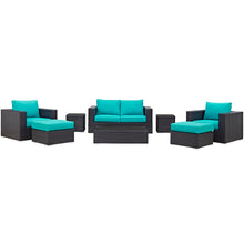 Load image into Gallery viewer, Convene 8 Piece Outdoor Patio Sofa Set by Modway
