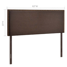 Load image into Gallery viewer, Region Nailhead Upholstered Queen Headboard by Modway
