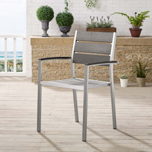 Load image into Gallery viewer, Shore Outdoor Patio Aluminum Dining Armchair by Modway
