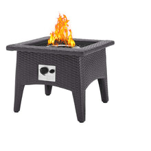 Load image into Gallery viewer, Convene 3 Piece Set Outdoor Patio with Fire Pit by Modway
