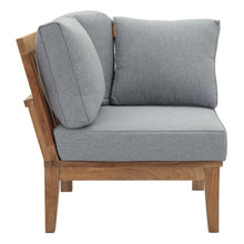 Load image into Gallery viewer, Marina Outdoor Patio Teak Corner Sofa by Modway
