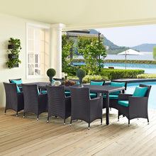 Load image into Gallery viewer, Convene 11 Piece Outdoor Patio Dining Set by Modway
