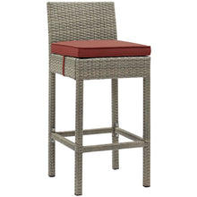 Load image into Gallery viewer, Conduit Outdoor Patio Wicker Rattan Bar Stool by Modway
