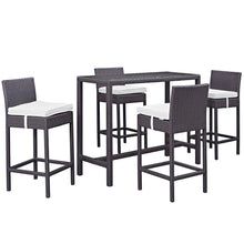 Load image into Gallery viewer, Convene 5 Piece Outdoor Patio Pub Set by Modway
