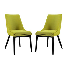 Load image into Gallery viewer, Viscount Fabric Dining Side Chair Set of 2 by Modway
