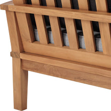 Load image into Gallery viewer, Marina Outdoor Patio Teak Sofa by Modway
