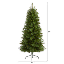 Load image into Gallery viewer, 6&#39; Slim West Virginia Mountain Pine Artificial Christmas Tree
