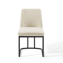 Load image into Gallery viewer, Amplify Sled Base Upholstered Fabric Dining Side Chair by Modway
