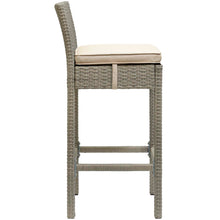 Load image into Gallery viewer, Conduit Outdoor Patio Wicker Rattan Bar Stool Set of 2 by Modway
