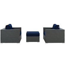 Load image into Gallery viewer, Sojourn 3 Piece Outdoor Patio Sunbrella¨ Sectional Set by Modway
