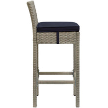 Load image into Gallery viewer, Conduit Outdoor Patio Wicker Rattan Bar Stool Set of 2 by Modway
