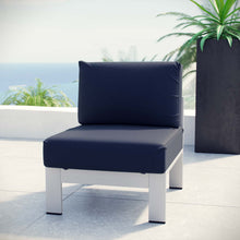Load image into Gallery viewer, Shore Armless Outdoor Patio Aluminum Chair by Modway
