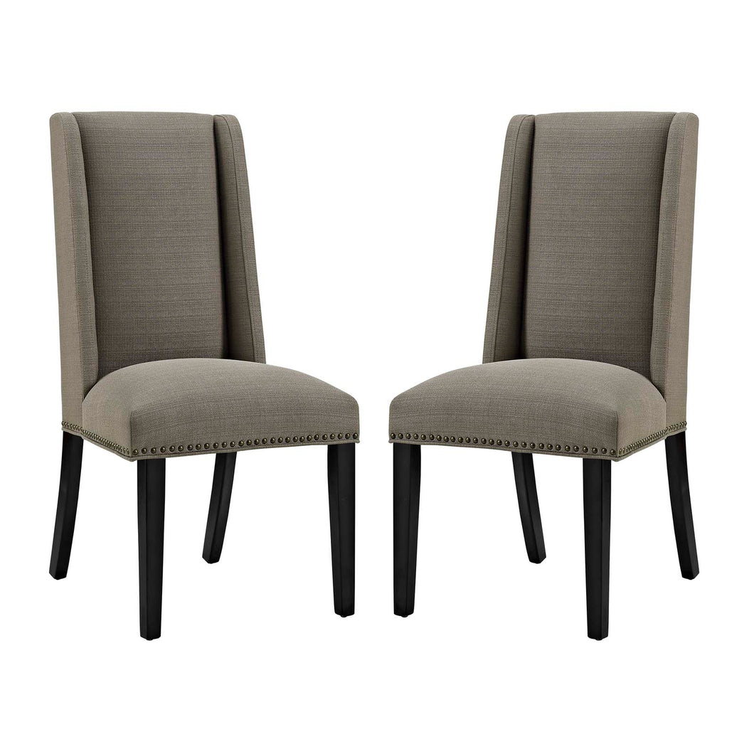 Baron Fabric Dining Chair Set of 2 by Modway