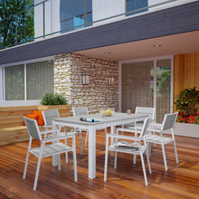 Load image into Gallery viewer, Maine 7 Piece Outdoor Patio Dining Set by Modway
