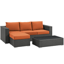 Load image into Gallery viewer, Sojourn 3 Piece Outdoor Patio Sunbrella¨ Sectional Set by Modway
