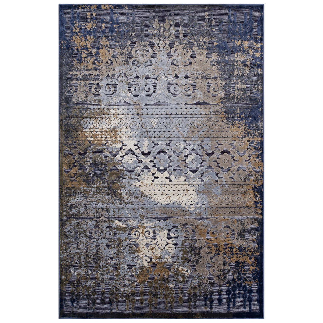 Kalene Distressed Vintage Turkish 5X8 Area Rug by Modway