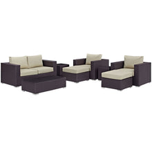Load image into Gallery viewer, Convene 8 Piece Outdoor Patio Sofa Set by Modway
