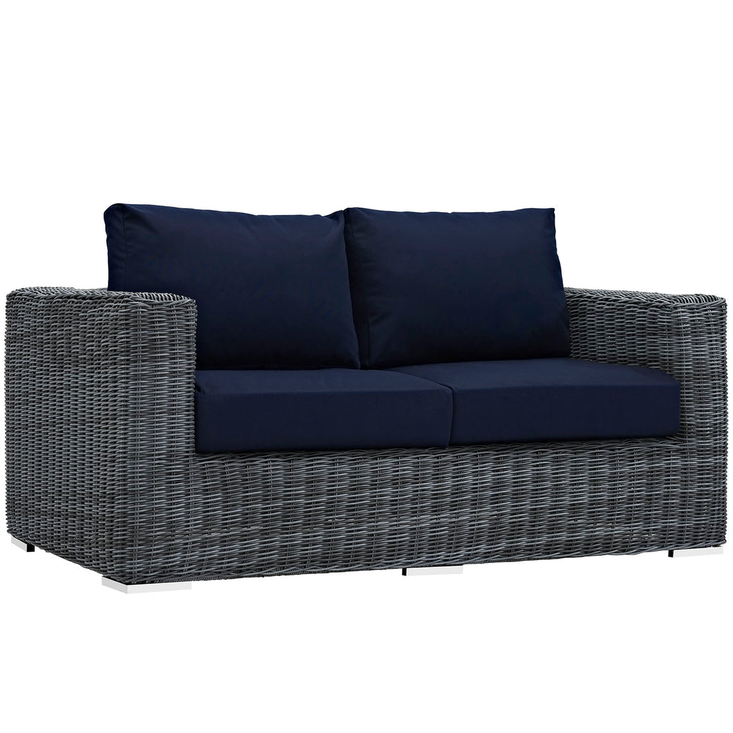 Summon Outdoor Patio Sunbrella¨ Loveseat by Modway