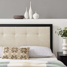 Load image into Gallery viewer, Draper Tufted Fabric and Wood Queen Headboard by Modway

