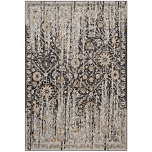 Load image into Gallery viewer, Ganesa Distressed Diamond Floral Lattice 5x8 Area Rug by Modway
