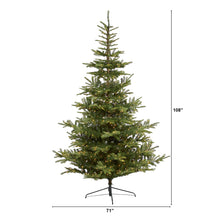 Load image into Gallery viewer, 9&#39; Layered Washington Spruce Artificial Christmas Tree w 750 Clear LED Lights
