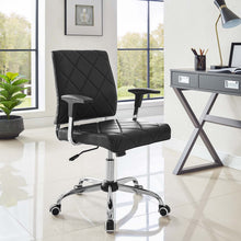 Load image into Gallery viewer, Lattice Vinyl Office Chair by Modway
