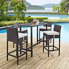 Load image into Gallery viewer, Convene 5 Piece Outdoor Patio Pub Set by Modway

