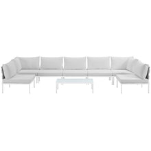 Load image into Gallery viewer, Harmony 8 Piece Outdoor Patio Aluminum Sectional Sofa Set by Modway
