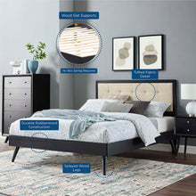 Load image into Gallery viewer, Willow Wood King Platform Bed With Splayed Legs by Modway
