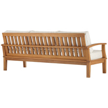 Load image into Gallery viewer, Marina Outdoor Patio Teak Sofa by Modway
