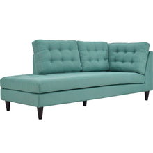 Load image into Gallery viewer, Empress Upholstered Fabric Left Facing Bumper by Modway
