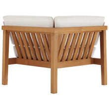 Load image into Gallery viewer, Bayport 3-Piece Outdoor Patio Teak Wood Sectional Sofa Set by Modway
